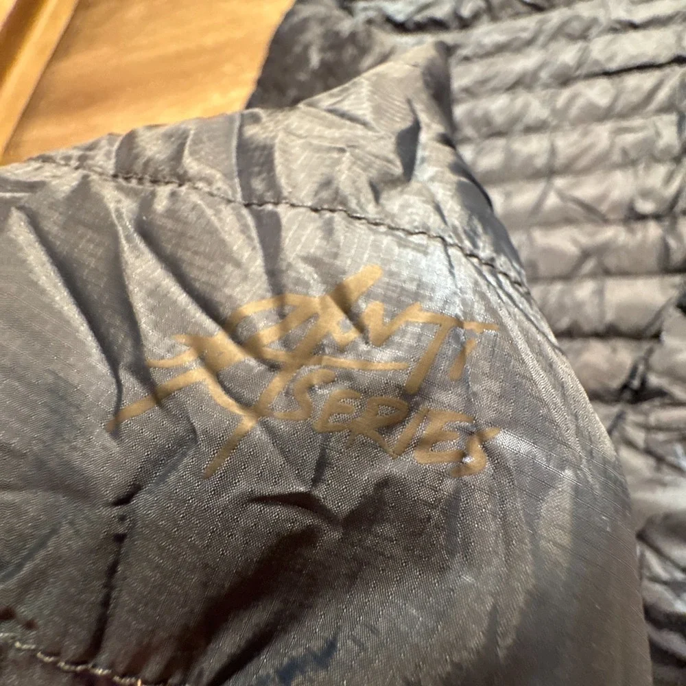 Ripcurl Jacket Men Large Blue Duck Down Quilted Puffer Anti Series Full Zip Surf